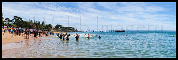 Cowes Classic - Race Start 2013 from the Beach