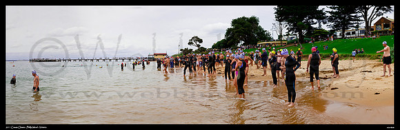Cowes Classic - Race Start 2011 from the Beach